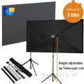 Tripod 4K moive theater portable projector screen